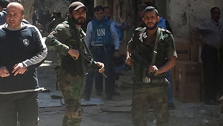 Palestinske snage koje brane kamp Jarmuk